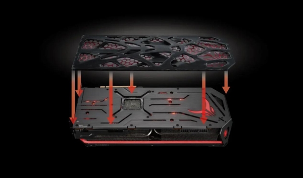 撼讯RX 9070 XT红魔将推定制背板版本！规格不变