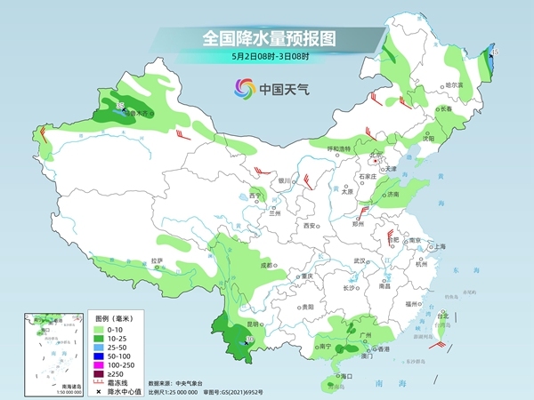 假期前期南方降雨减弱停歇利出行 适宜出游