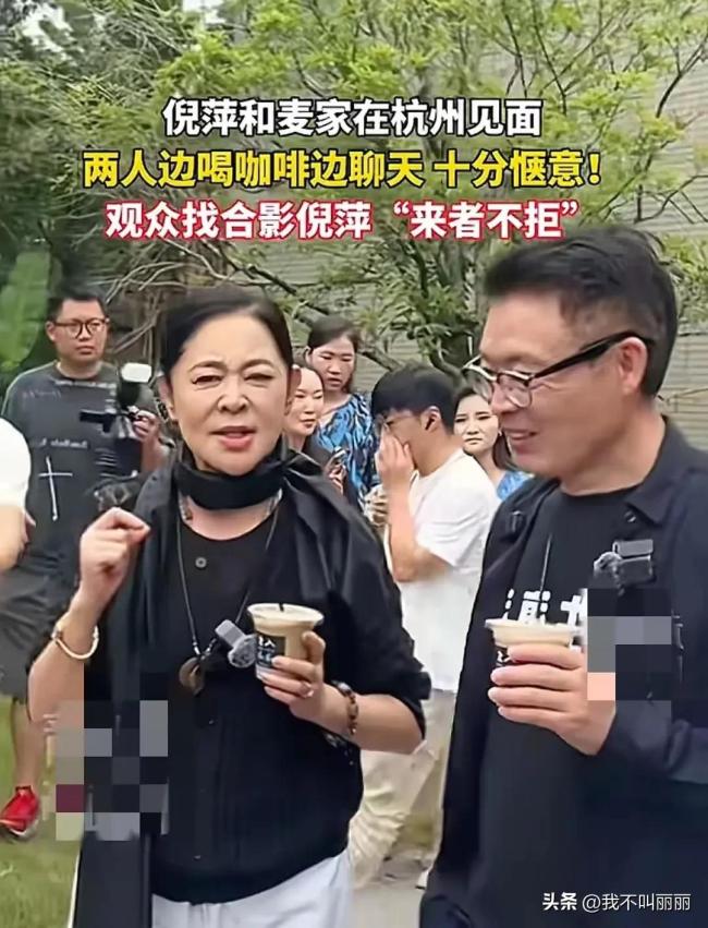 倪萍现身杭州头顶白发明显 优雅自信不惧岁月