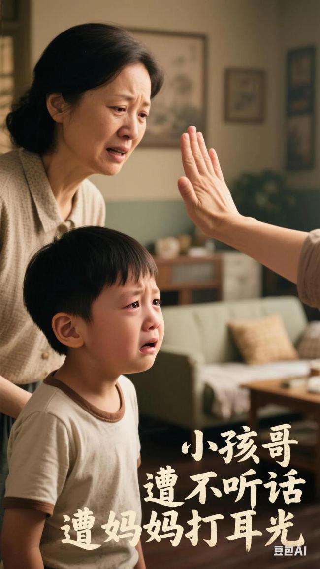 小孩哥不听话遭妈妈打耳光：家庭管教背后的深层问题与反思