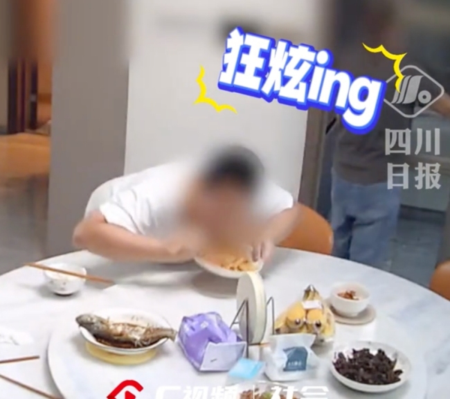 地震时全家正撤离 男孩两次返家干饭 眼里只有美食