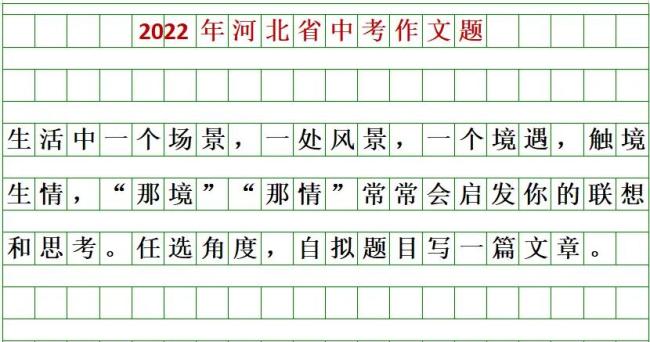 河北2025中考作文题出炉 雨中成长的启示