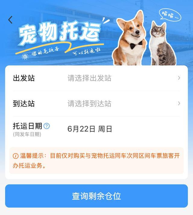郑州东站，可带宠物猫狗坐高铁！