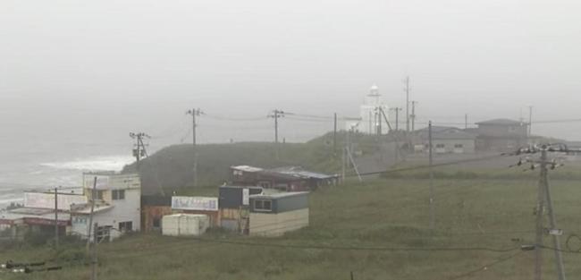 第一波海啸抵达北海道根室市