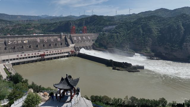 河南三门峡水利枢纽接力2025年黄河调水调沙